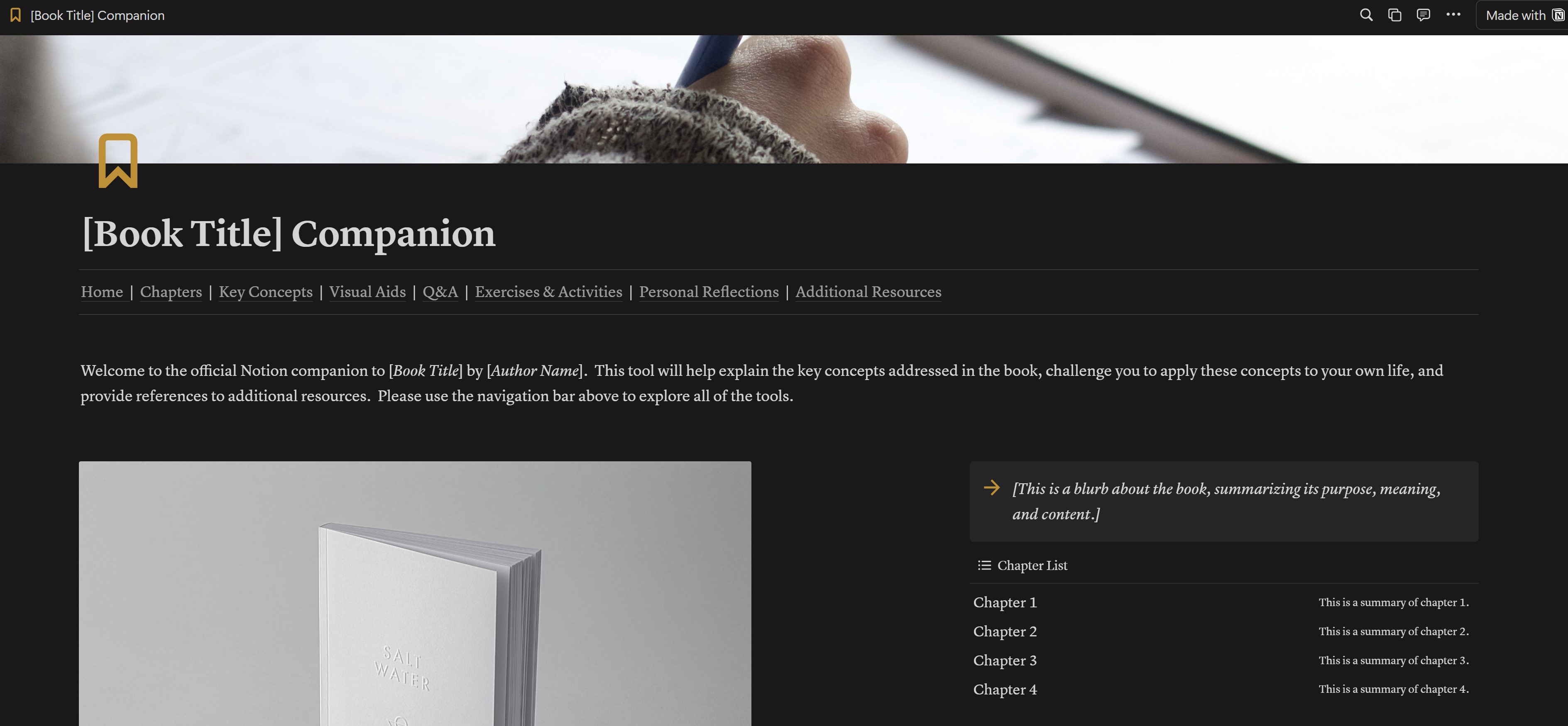 Book Companion Notion Template